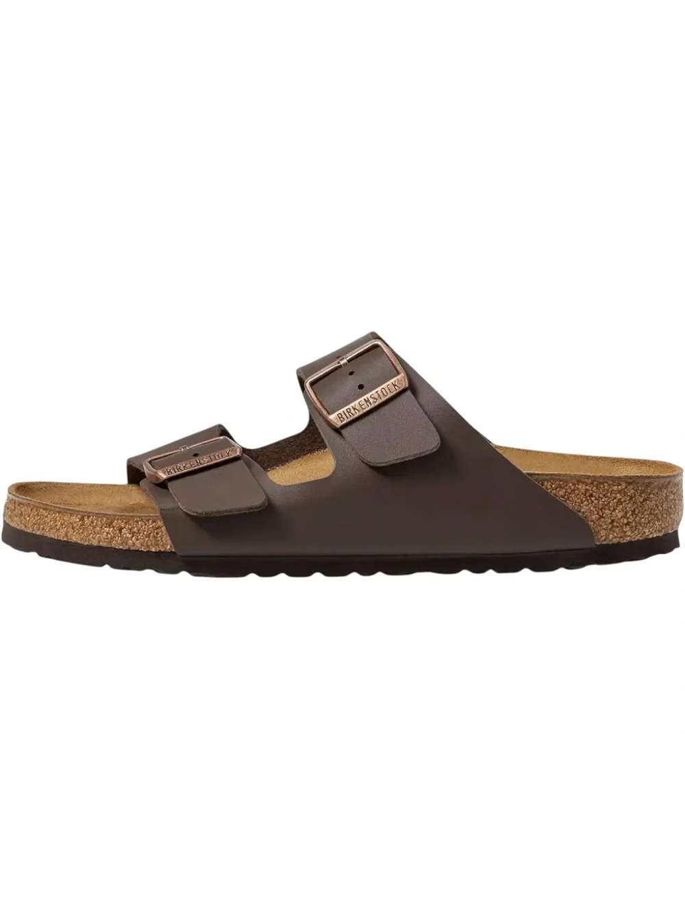 NWT Birkenstock Arizona Birko-Flor Brown Unisex Size 44 R US M 11-11.5 | US W 13